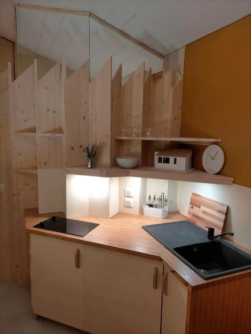 Studio Ambiance Verdoyante Et Vue Sur La Vallee Auzeville-Tolosane Exterior foto